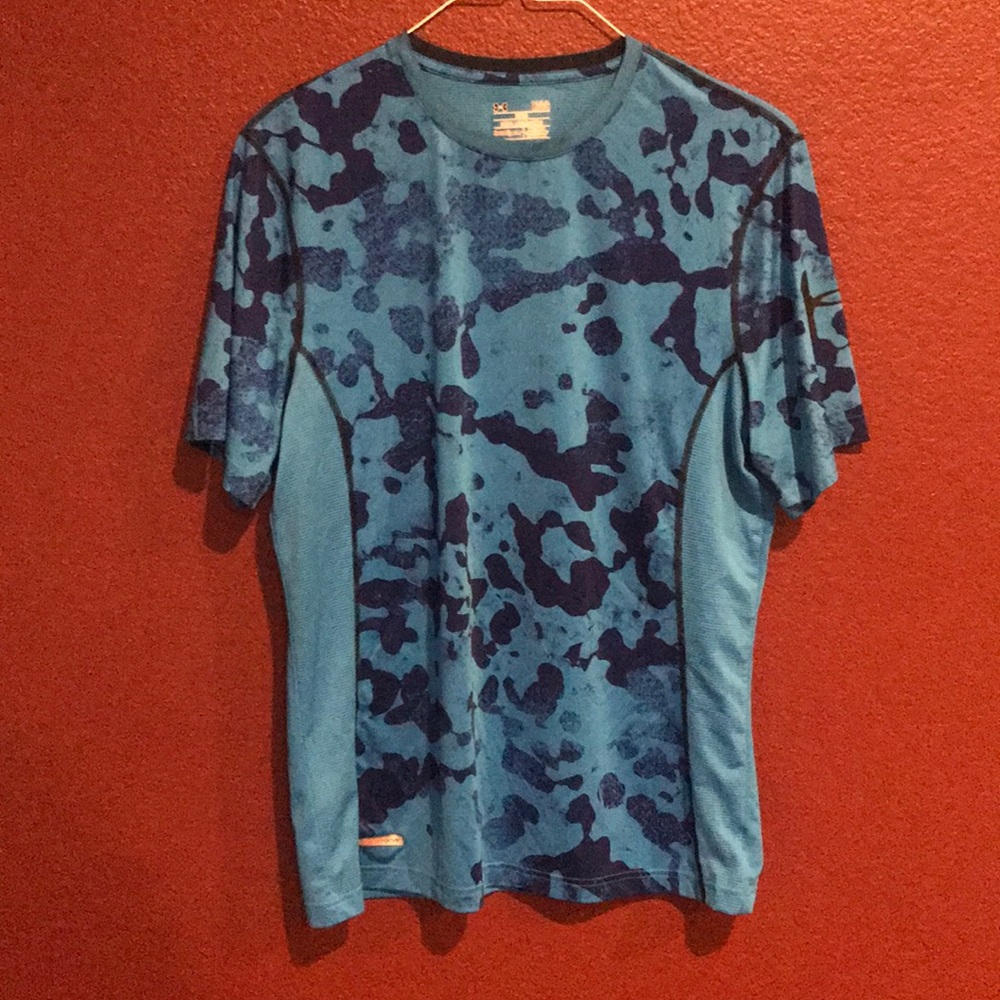 UA blue camo shirt